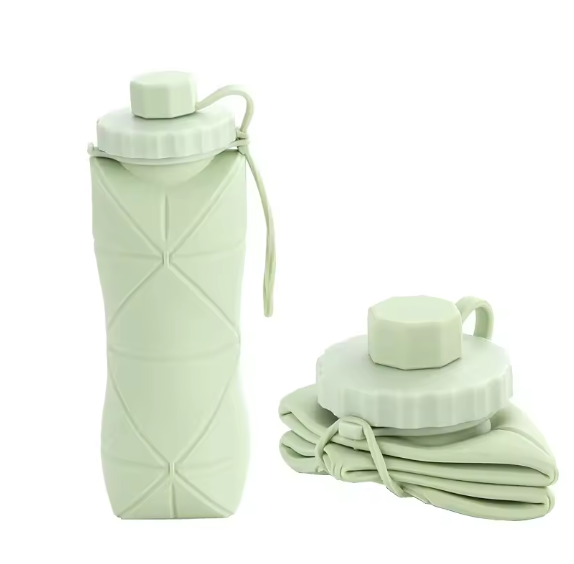 Collapsible Silicone Water Bottle - 600ml